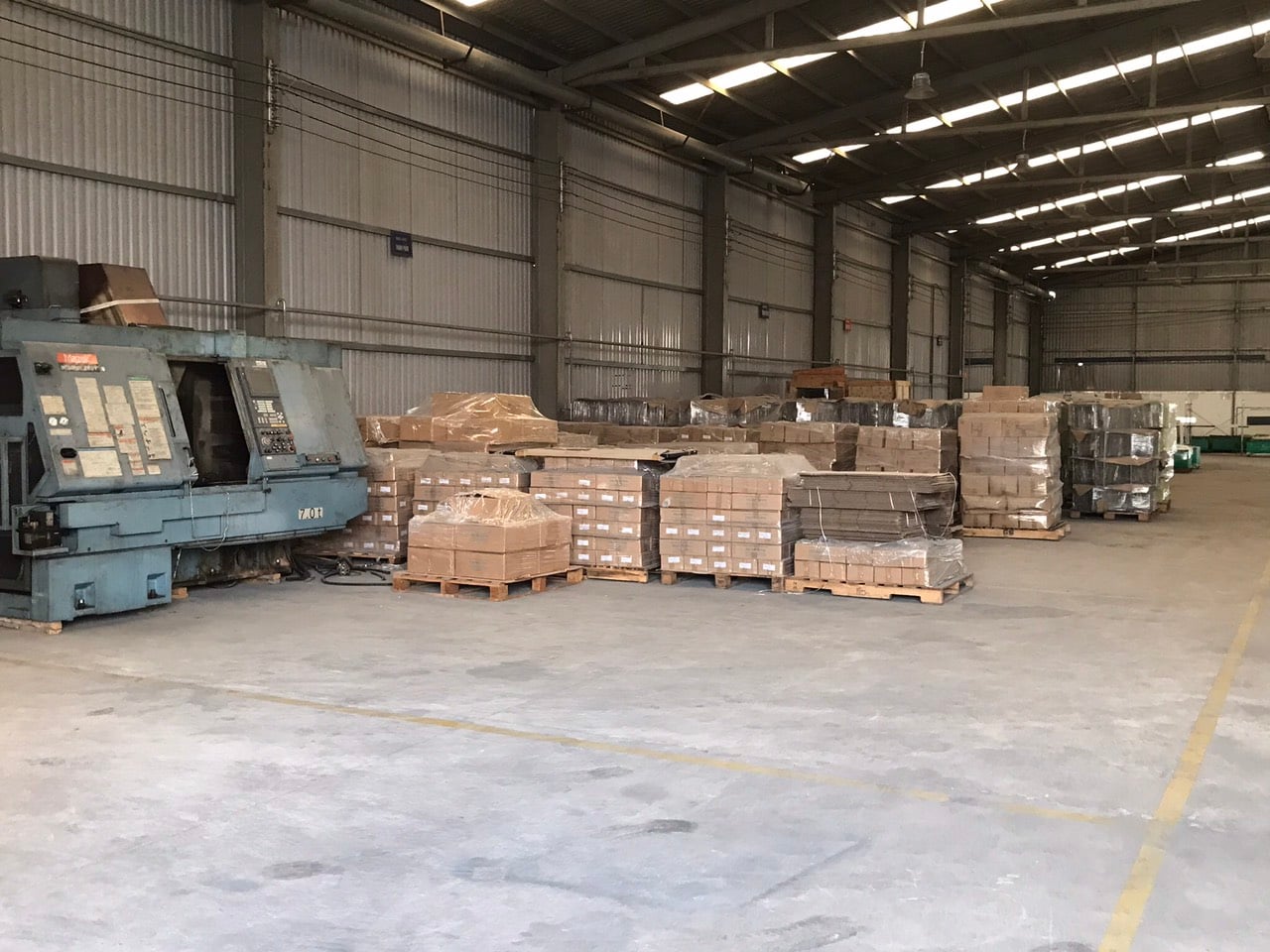 Packing area